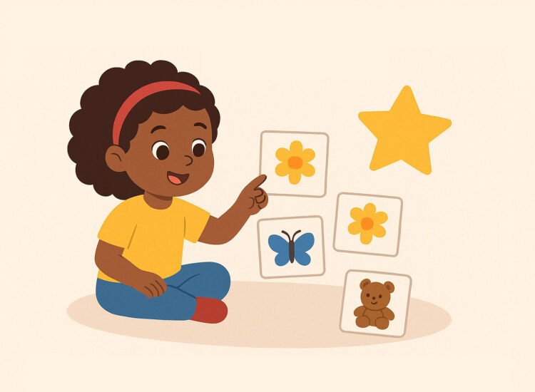 Brincadeiras de associação: desenvolvendo percepção e memória