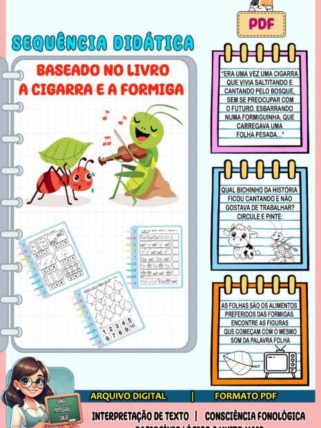 A CIGARRA E A FORMIGA