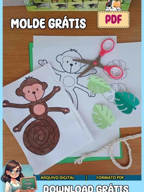 Molde de macaco - Grátis