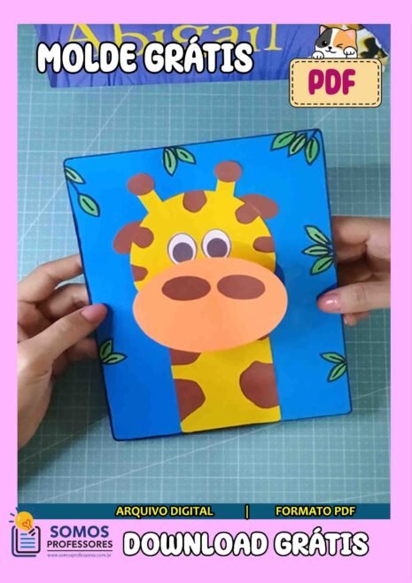 Molde de Girafa-grátis